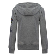 Sudadera De Niña Gymclass Full Zip Gris Melange