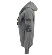 Sudadera De Niña Gymclass Full Zip Gris Melange