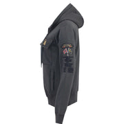 Sudadera De Hombre Gymclass Full Zip Gris Oscuro