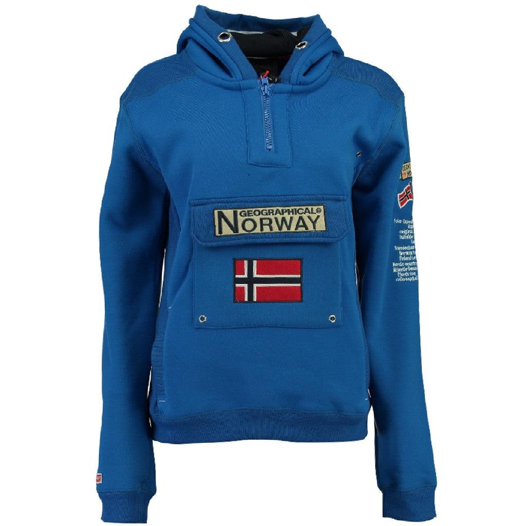 Sudadera De Hombre Gymclass Azul Eléctrico