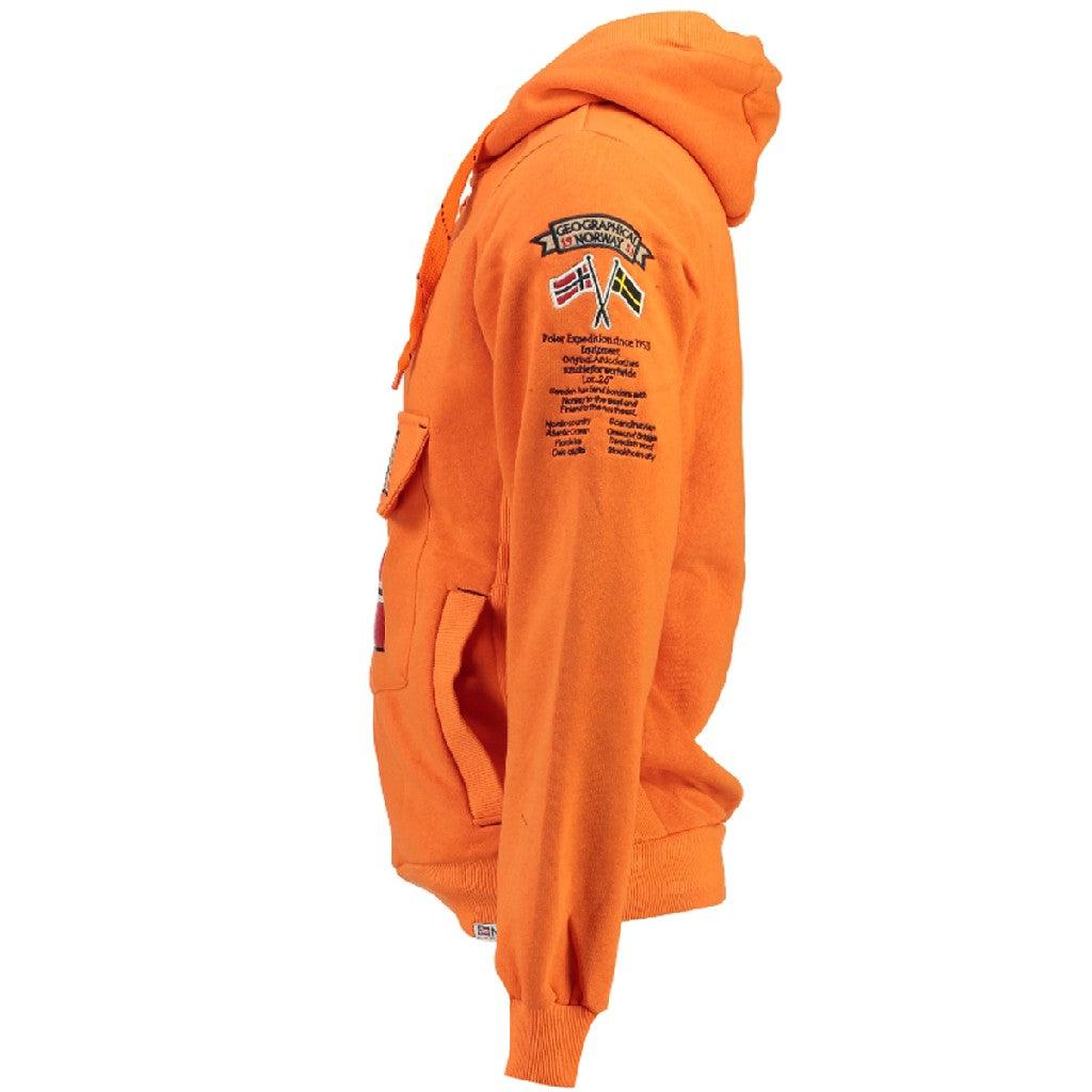 Sudadera Hombre Gymclass Naranja