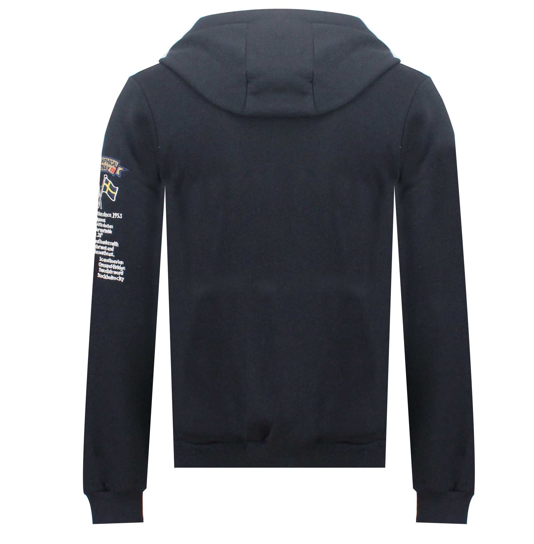 Sudadera De Hombre Gymclass Full Zip Azul Marino