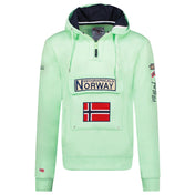 Sudadera Hombre Gymclass Verde Pastel