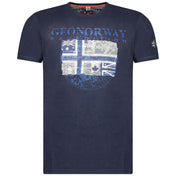 Camiseta De Hombre Jalon Azul Marino