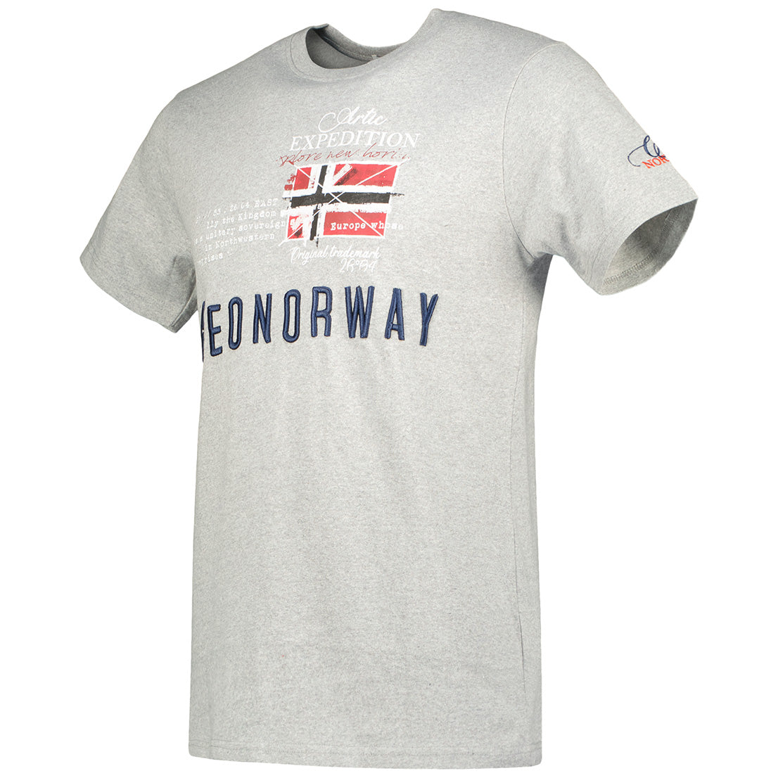 Camiseta Hombre Jason Gris Melange