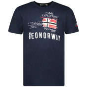 Camiseta De Hombre Jason Azul Marino