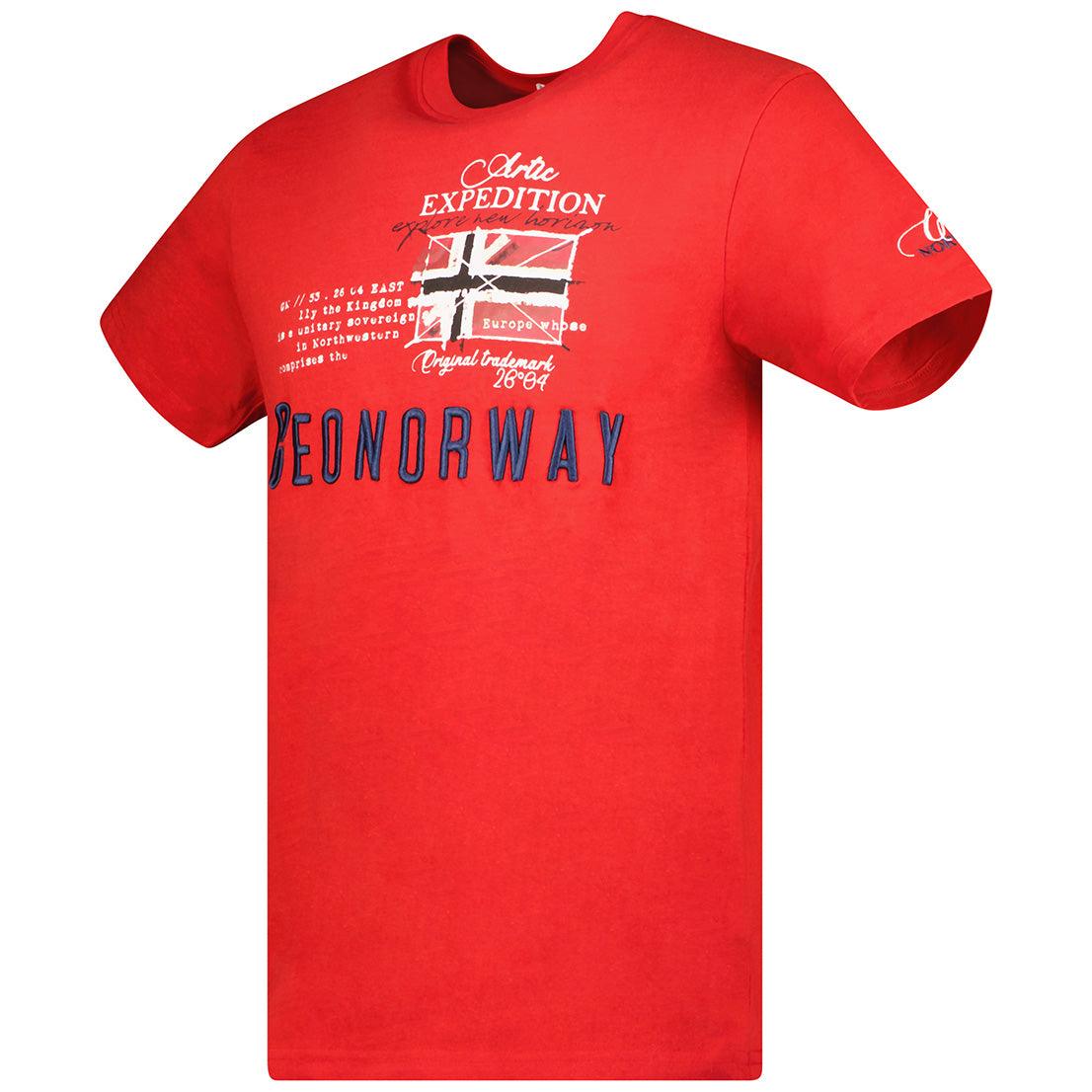 Camiseta De Hombre Jason Rojo
