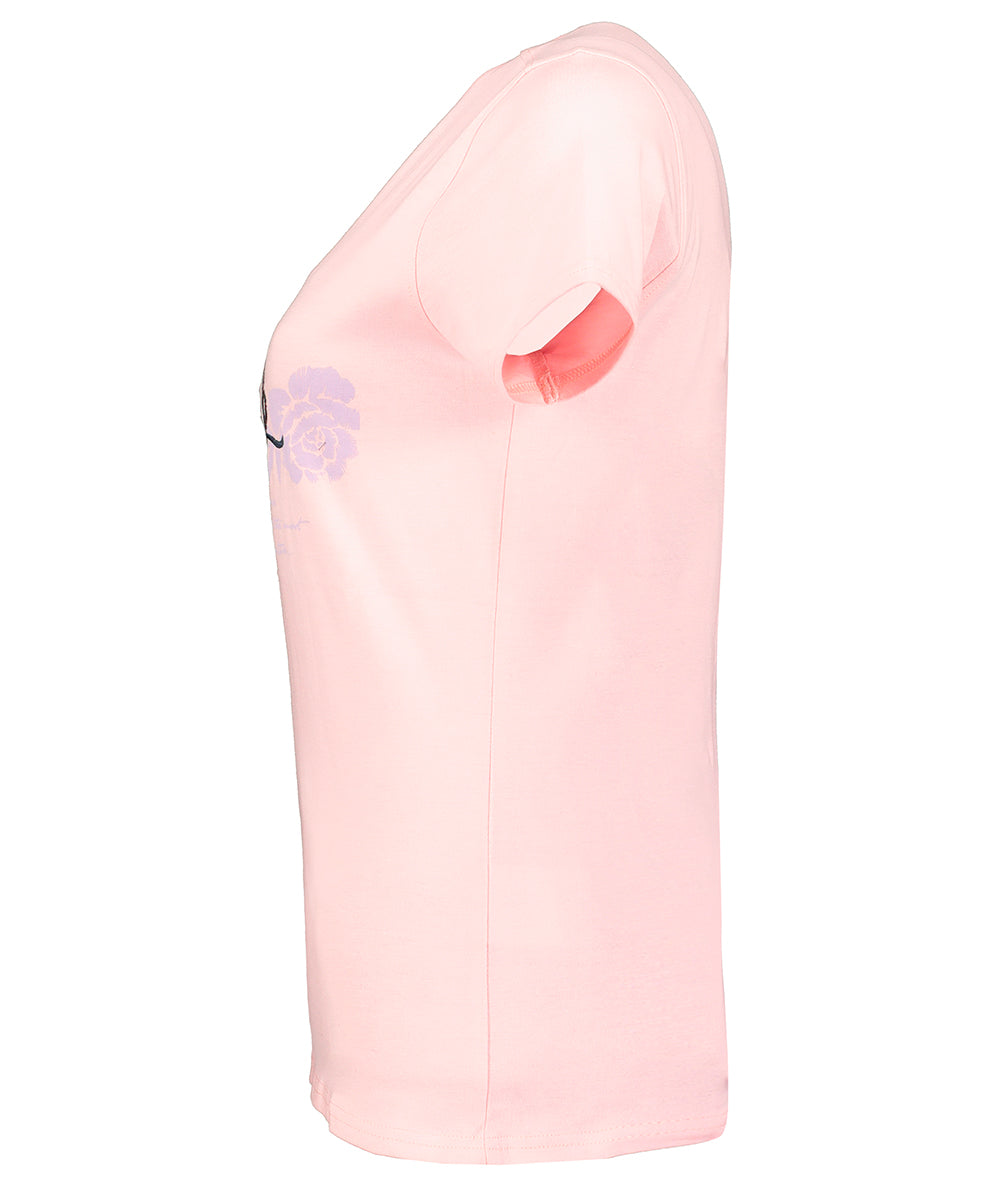 Camiseta De Mujer Jeanne Rosa Claro