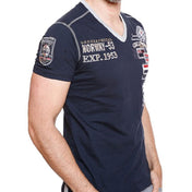 Camiseta De Hombre Jeep Azul Marino