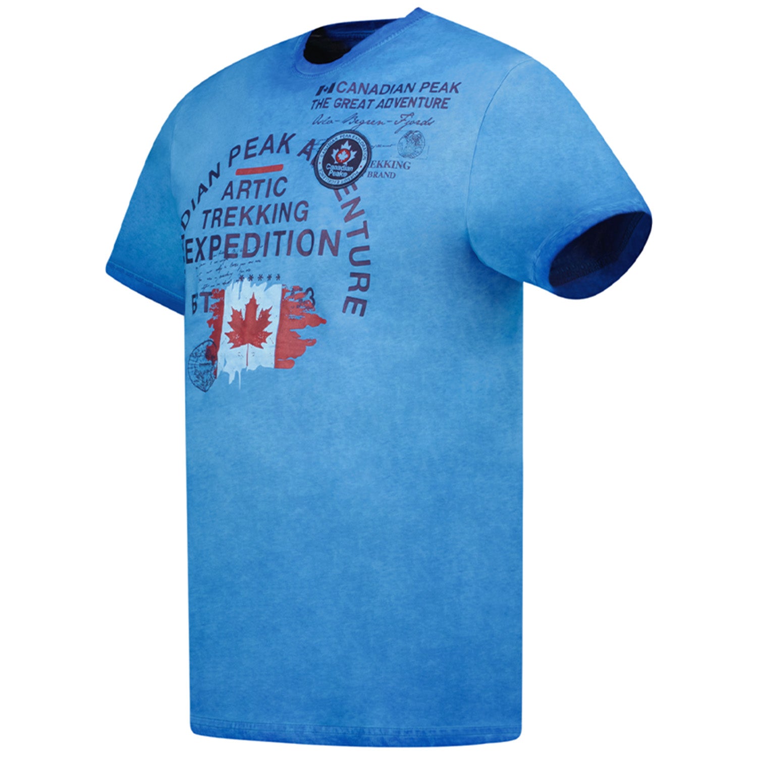 Camiseta Hombre Jergeneak Azul Eléctrico