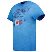 Camiseta Hombre Jergeneak Azul Eléctrico