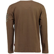 Camiseta Manga Larga Hombre Jiclass Taupe