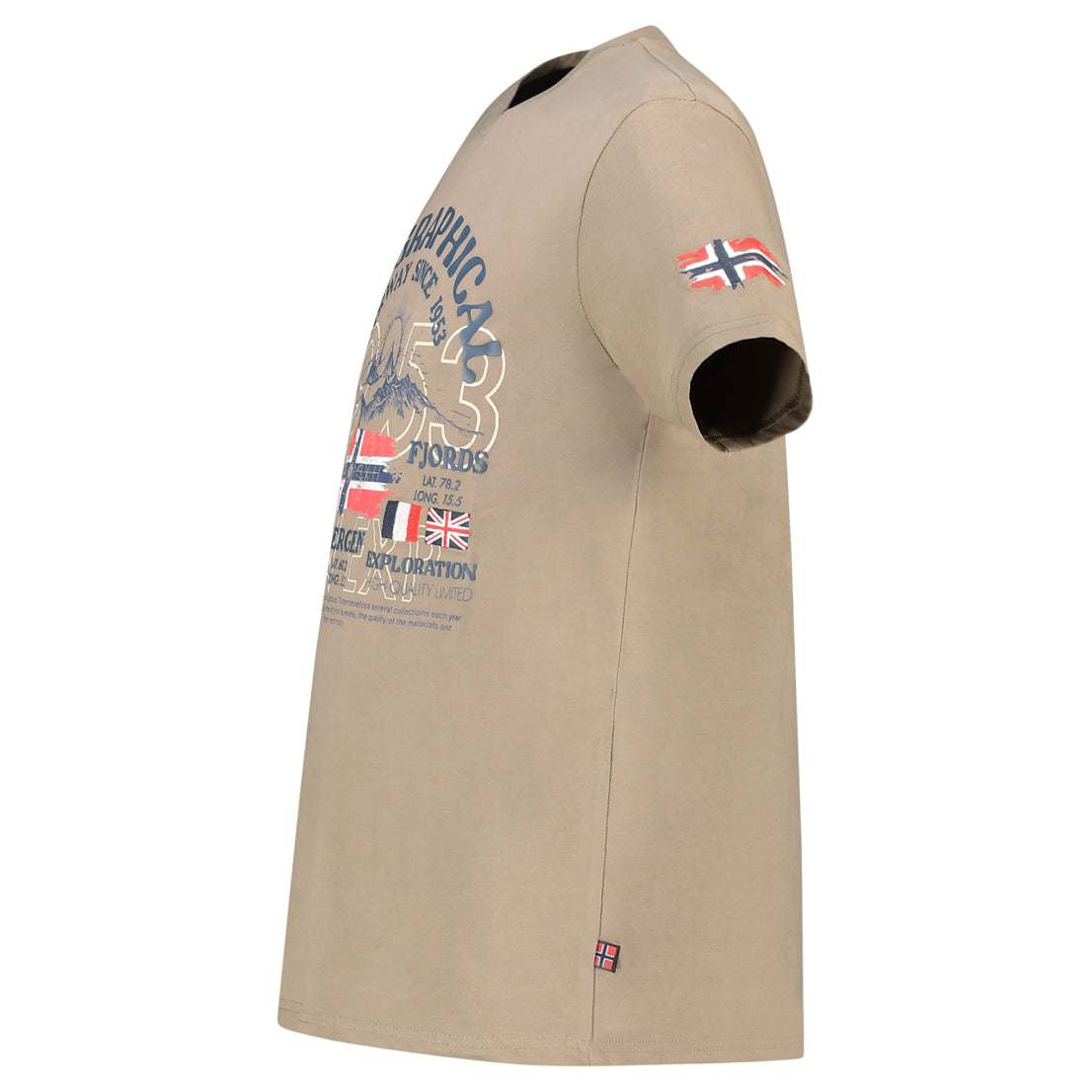 Camiseta Hombre Jommy Taupe