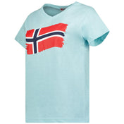 Camiseta De Mujer Jorence Azul Cielo