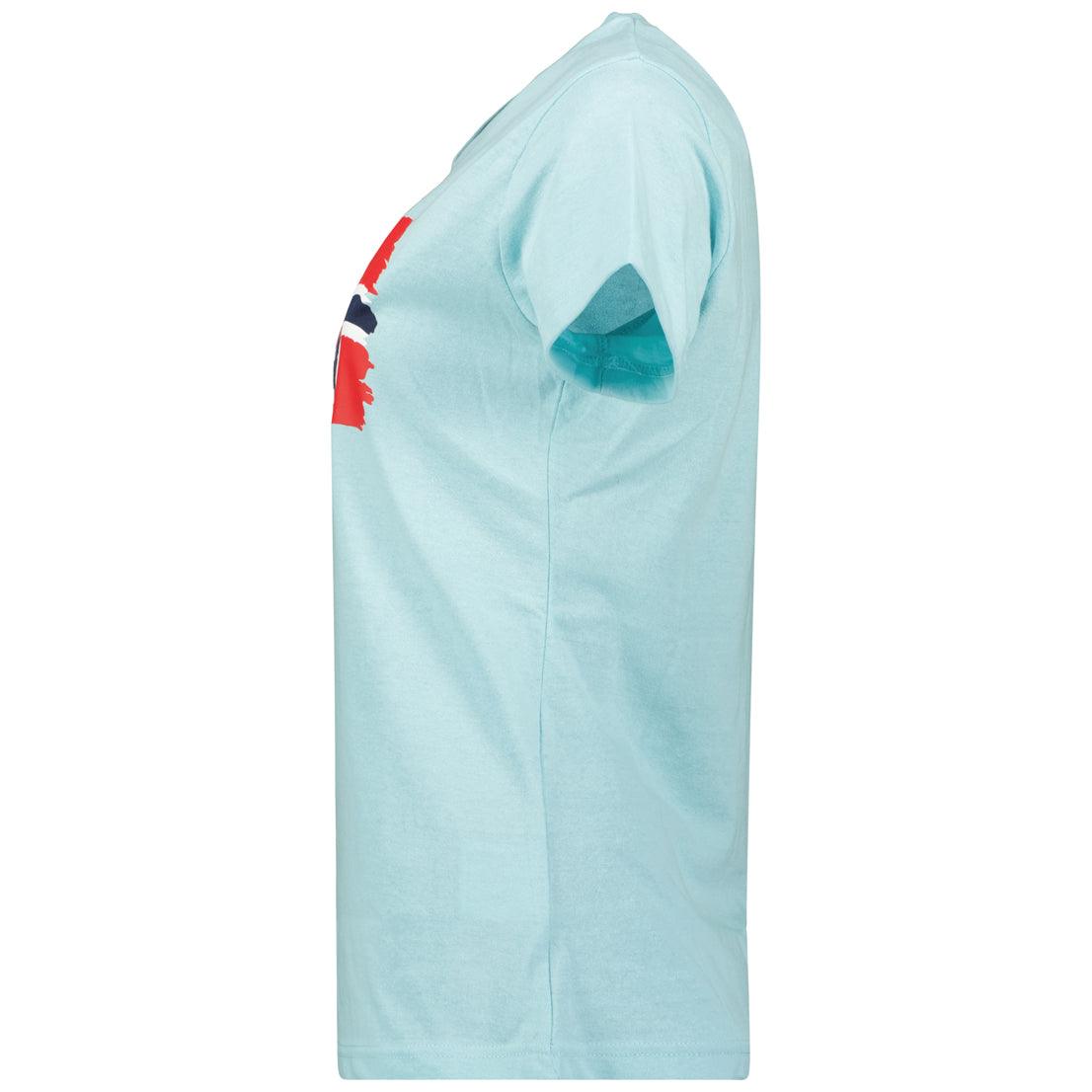 Camiseta De Mujer Jorence Azul Cielo