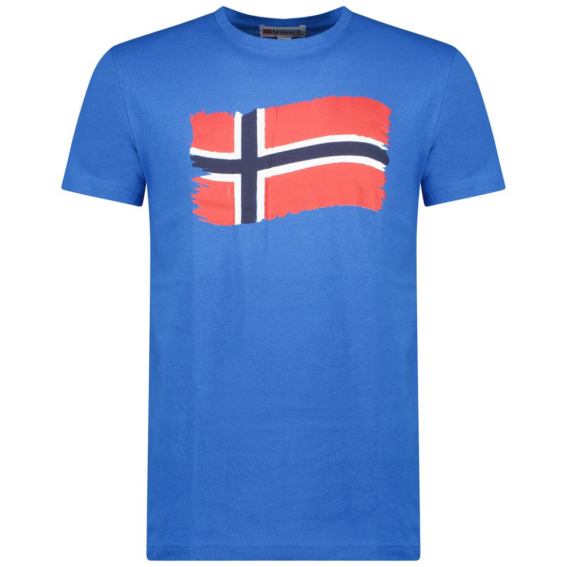 Camiseta Hombre Jorent Azul Eléctrico