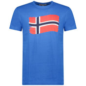 Camiseta Hombre Jorent Azul Eléctrico