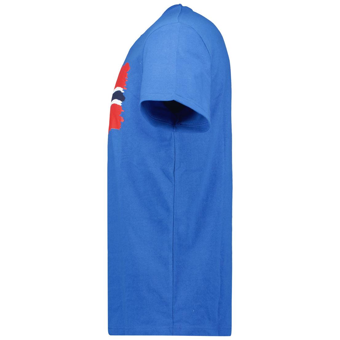 Camiseta Hombre Jorent Azul Eléctrico