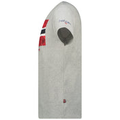 Camiseta De Hombre Jpalm  Gris Melange