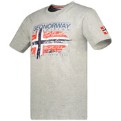 Camiseta Hombre Jrusty Gris Melange