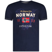 Camiseta De Hombre Juitre Azul Marino