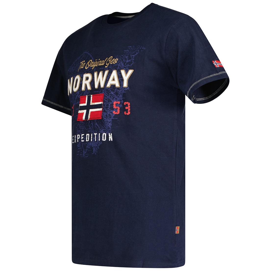 Camiseta De Hombre Juitre Azul Marino