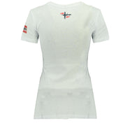 Camiseta De Mujer Justa Blanco