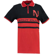 Polo De Hombre Kails Azul Marino / Rojo