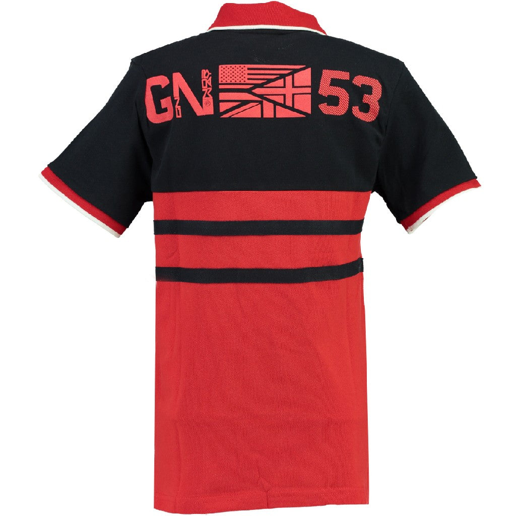 Polo De Hombre Kails Azul Marino / Rojo