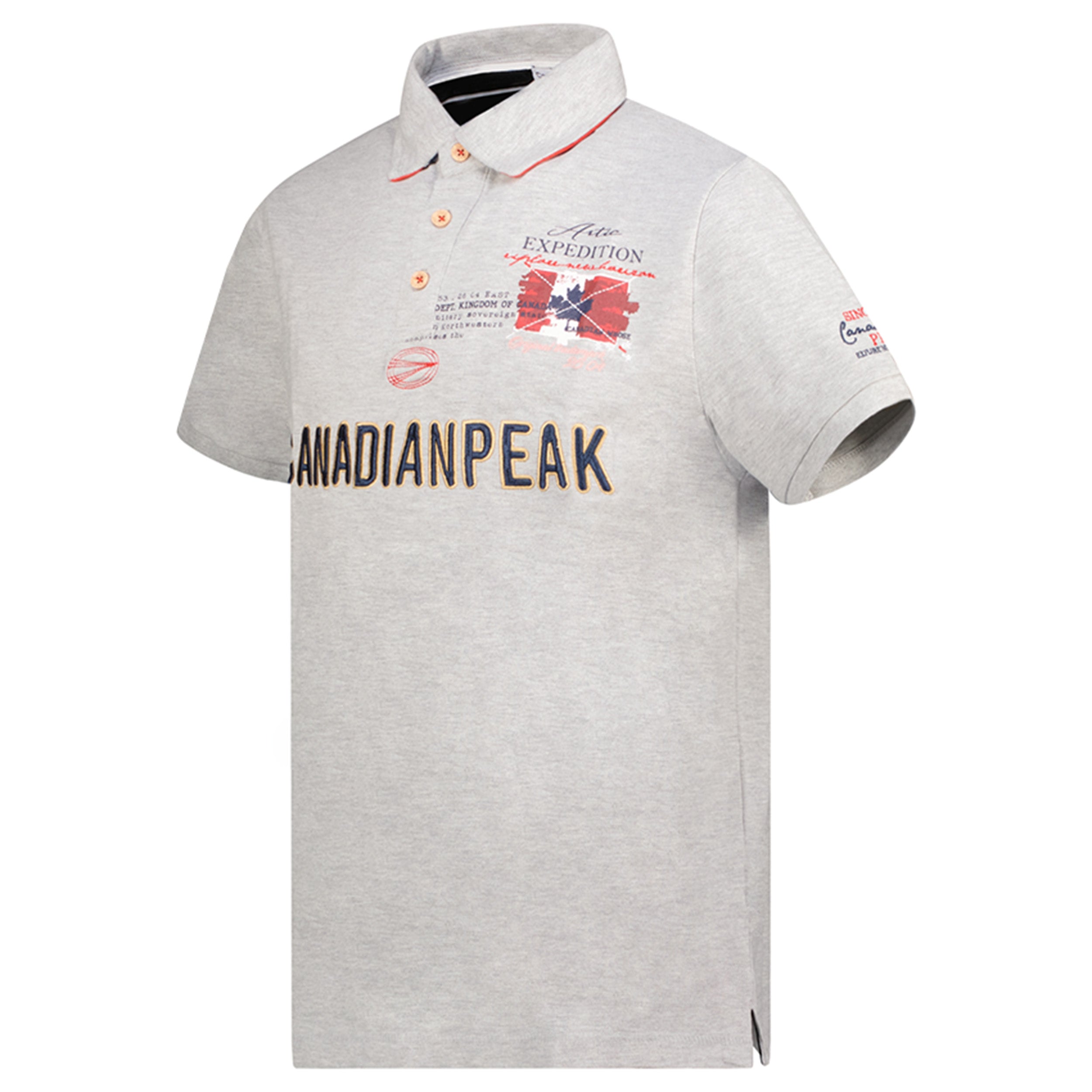 Polo De Hombre Kasoneak Gris Melange