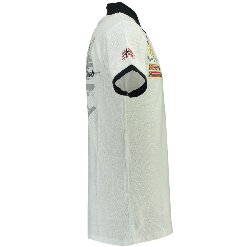 Polo De Niño Kolatina Blanco / Azul Marino