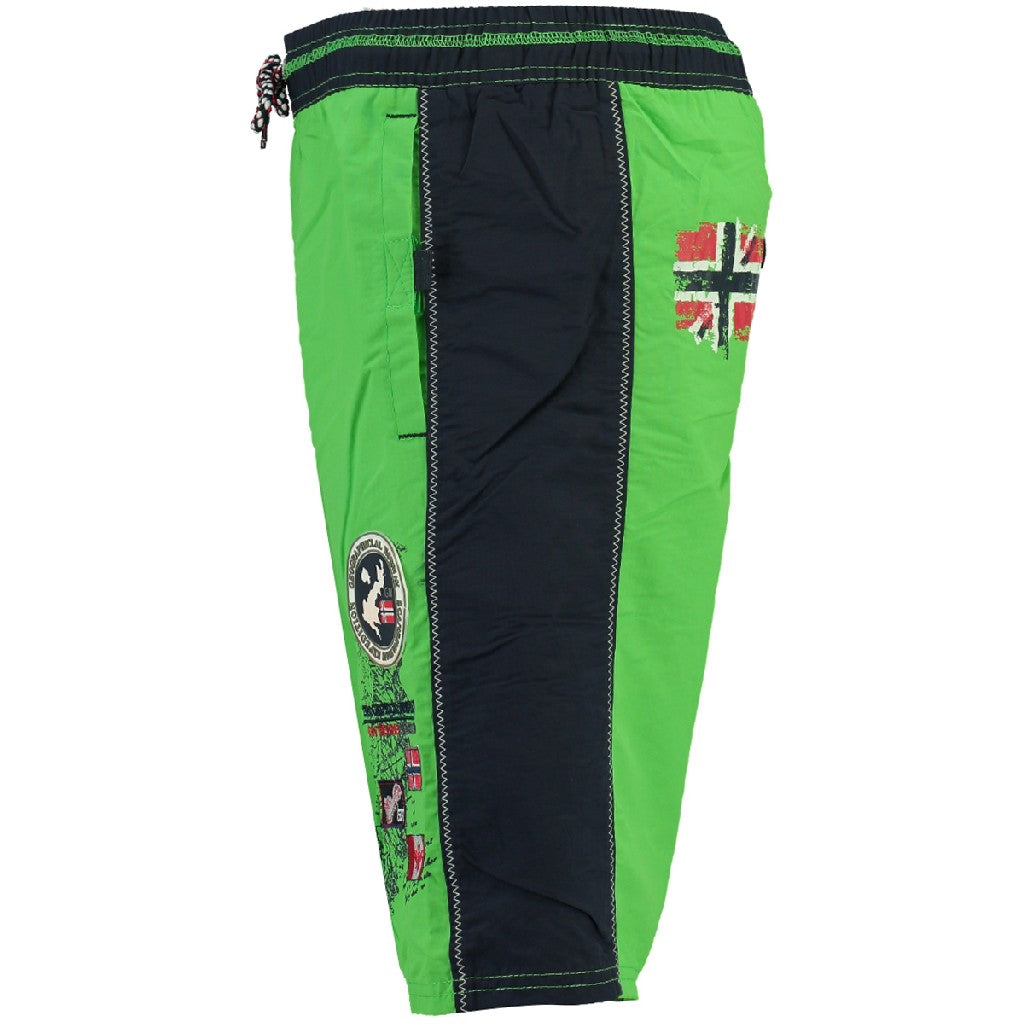 Bañador Niño Quoriminel Verde Llamativo