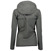 Chaqueta Softshell De Mujer Reine Gris Oscuro / Naranja