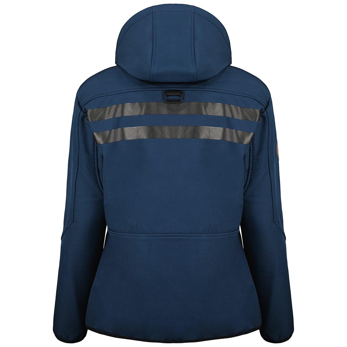 Chaqueta Softshell De Mujer Reine Azul Marino /  Naranja Fluor