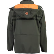 Chaqueta Softshell Hombre Royaute Gris Oscuro / Naranja