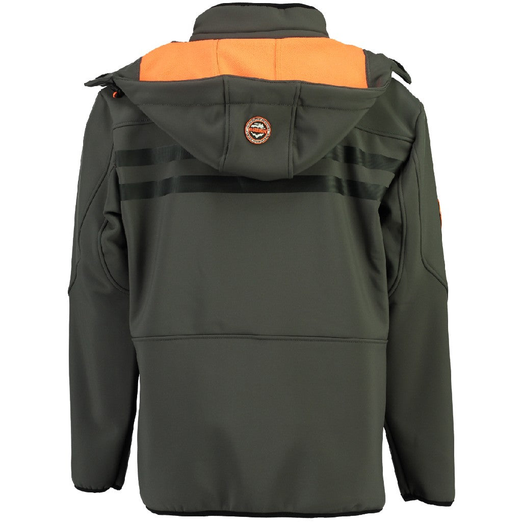 Softshell Niño Royaute Gris Oscuro / Naranja