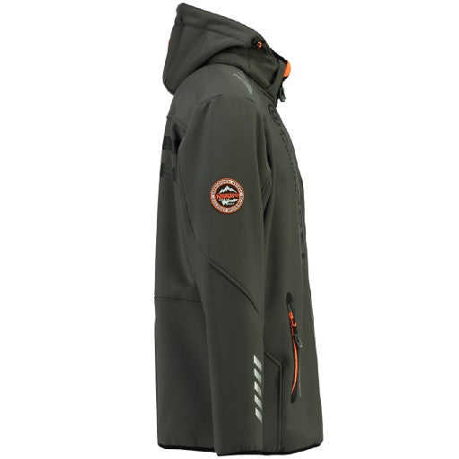 Softshell Niño Royaute Gris Oscuro / Naranja