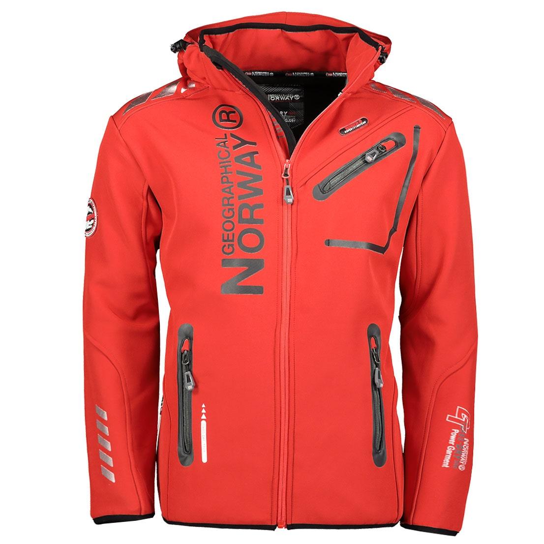 Chaqueta Softshell Hombre Royaute Rojo / Negro
