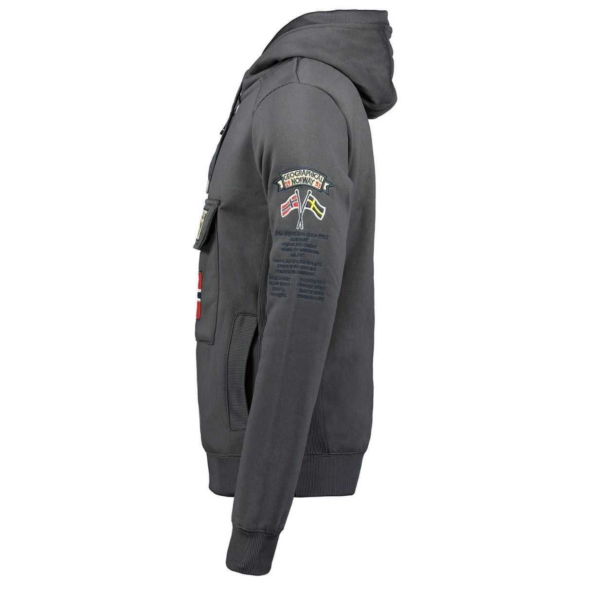 Sudadera De Hombre Gymclass Gris Oscuro