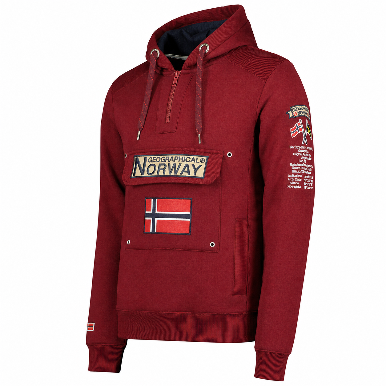 Sudadera Hombre Gymclass Burdeos