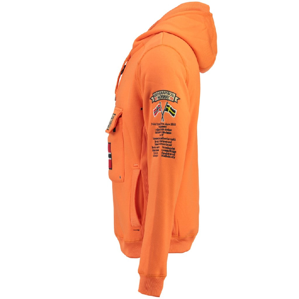 Sudadera Hombre Gymclass Naranja