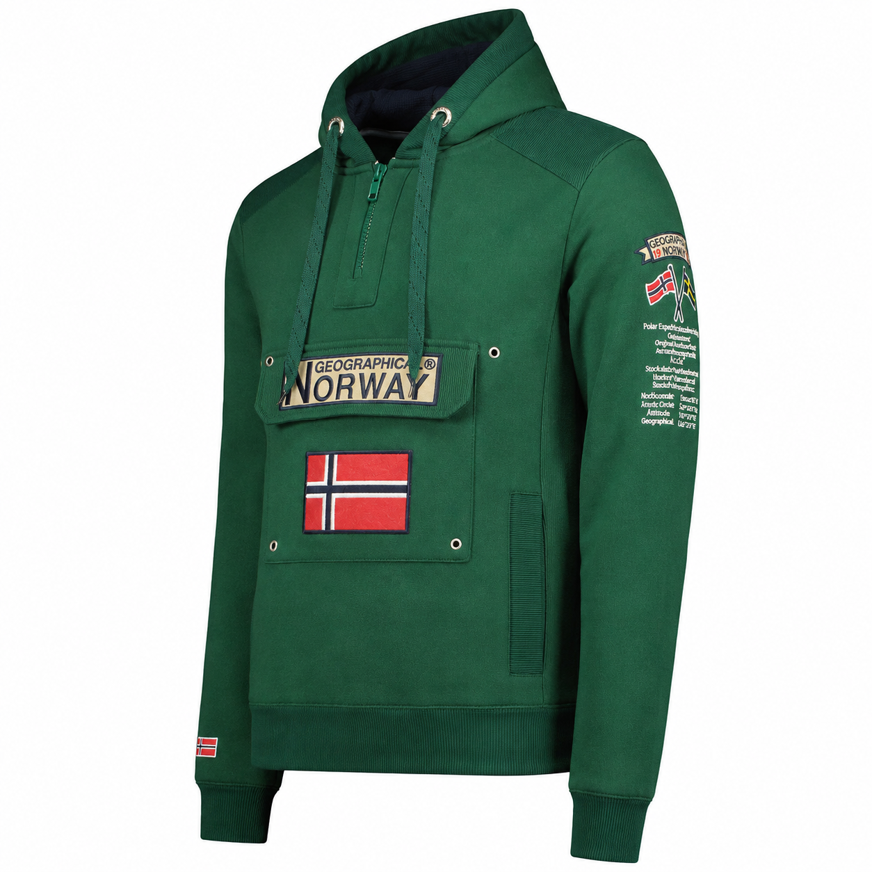 Sudadera Hombre Gymclass Verde Oscuro