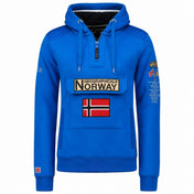 Sudadera De Hombre Gymclass Azul Eléctrico
