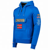 Sudadera De Hombre Gymclass Azul Eléctrico