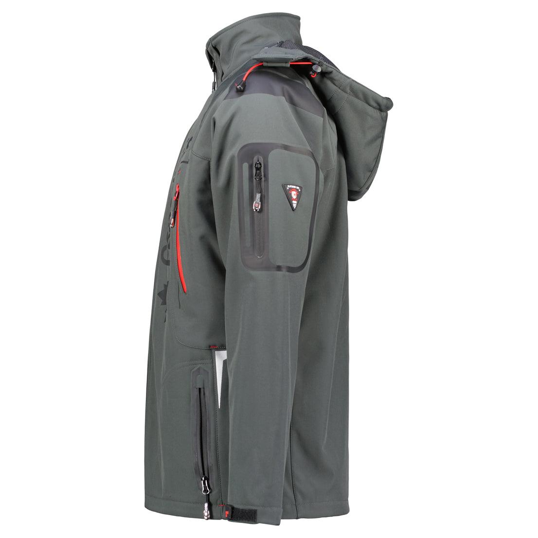 Chaqueta Softshell De Hombre Techneak Gris Oscuro