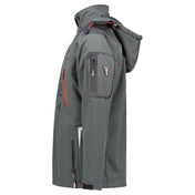 Chaqueta Softshell De Hombre Techneak Gris Oscuro