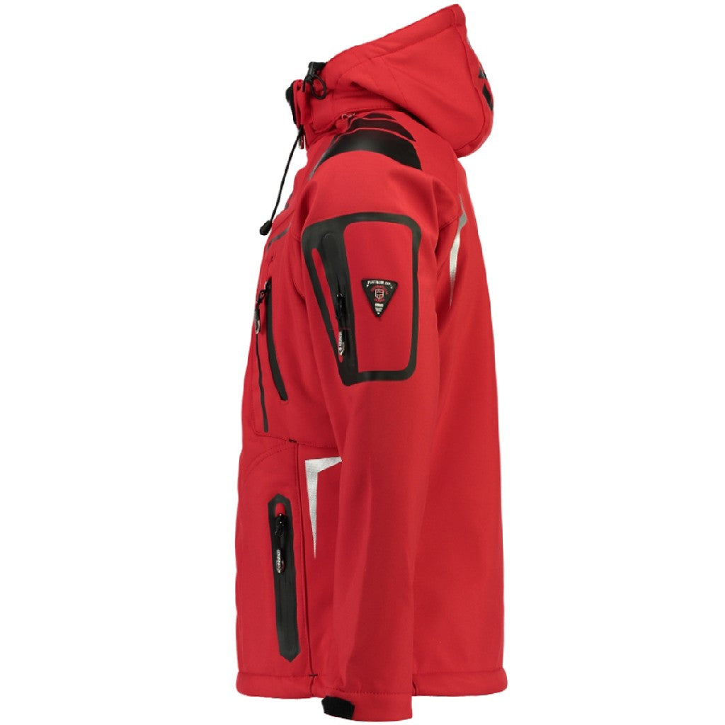 Chaqueta Softshell De Hombre Techno Rojo