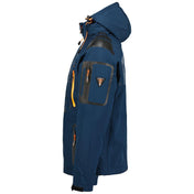 Chaqueta Softshell De Hombre Techno Azul Marino / Naranja