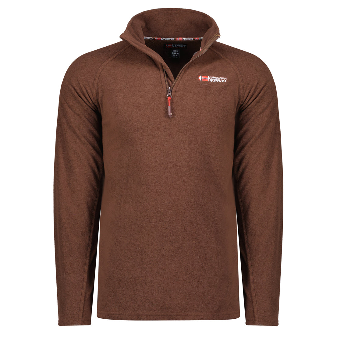 Tug Half Zip Men Marrón