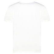 Camiseta blanca para hombres Japigal por detrás